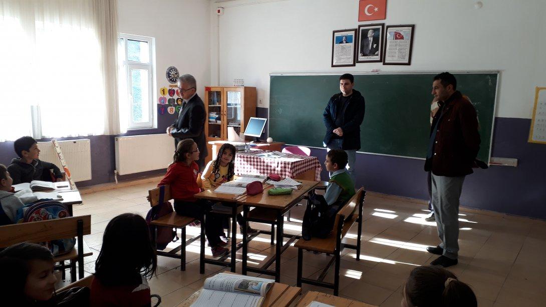 İlçe Millî Eğitim Müdürümüz Mehmet ŞENTÜRK Muratlı İlk ve Ortaokuluna Ziyaret Etti
