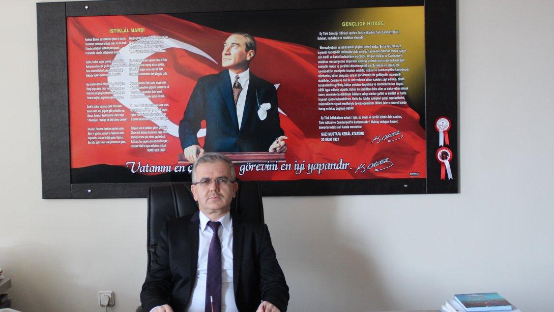 İlçe Milli Eğitim Müdürü Mehmet ŞENTÜRK'ün 23 Nisan Ulusal egemenlik ve Çocuk Bayramı Mesajı 