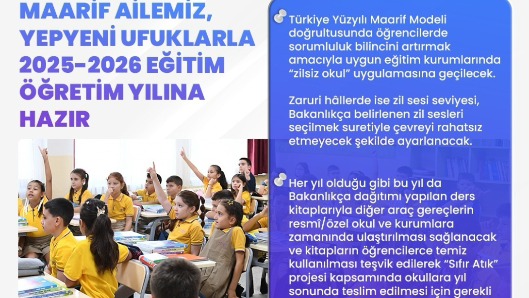Millî Eğitim Bakanı Yusuf Tekin İmzasıyla İllere Gönderilen 