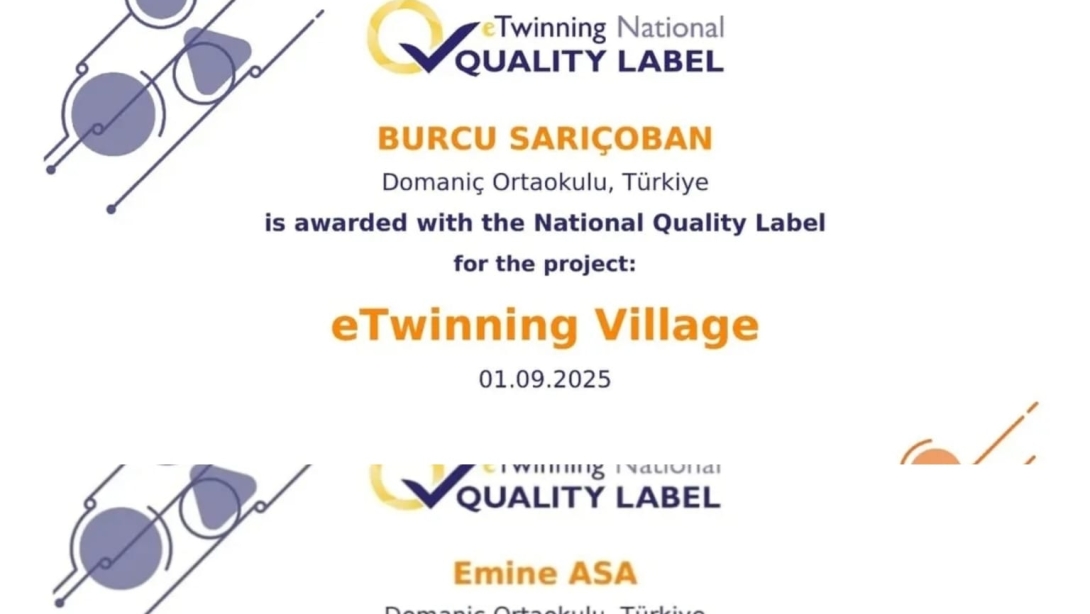 eTwinning Başarılarıyla Gururluyuz